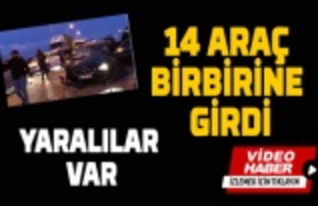 Samsun Tekkeköy viyadük üstünde araçlar birbirine girdi!