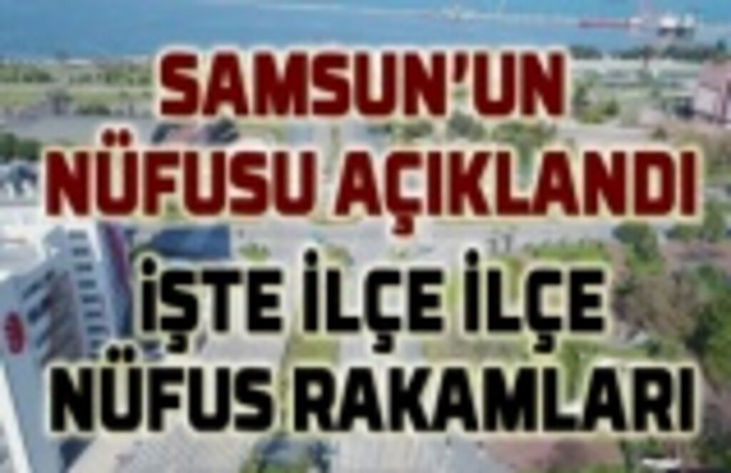 Samsun'un nüfusu ne kadar? Samsun 2020 nüfus sayısı
