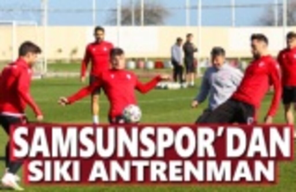 Samsunspor'dan Muhteşem Antrenman