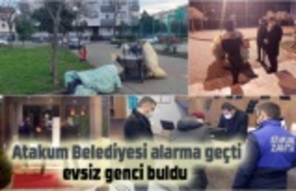 Sokakta kalan gence sahip çıkıldı - Atakum Haber