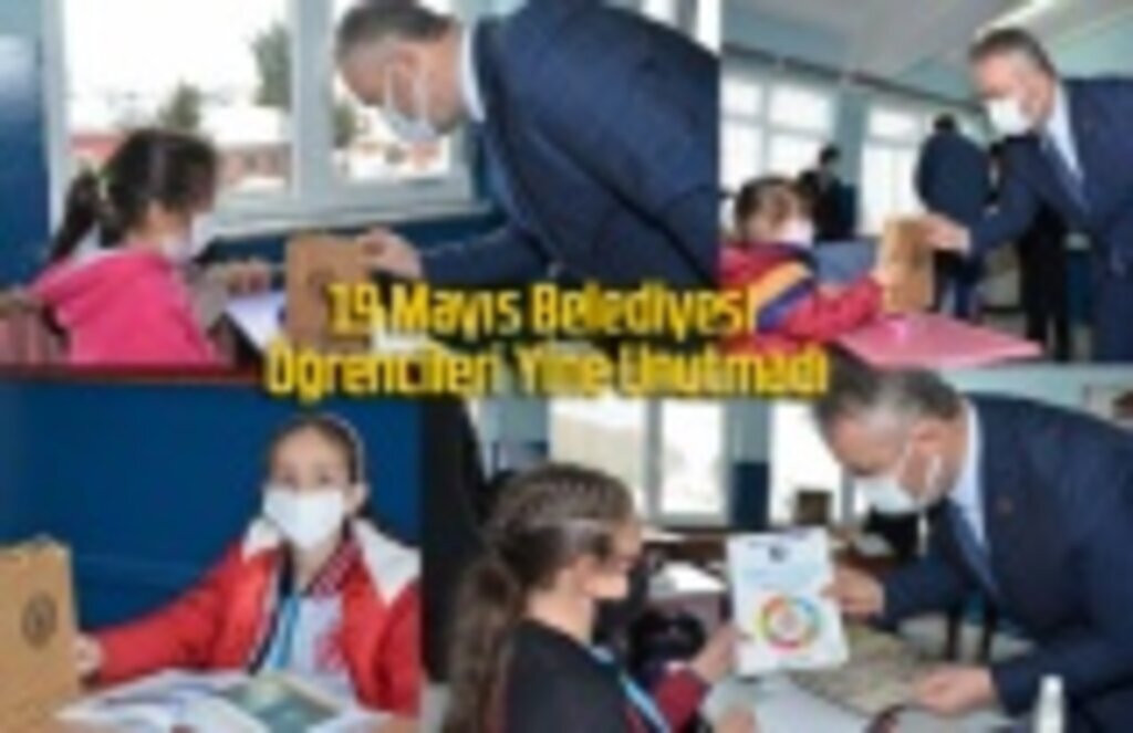 19 Mayıs Belediyesi Öğrencileri Yine Unutmadı