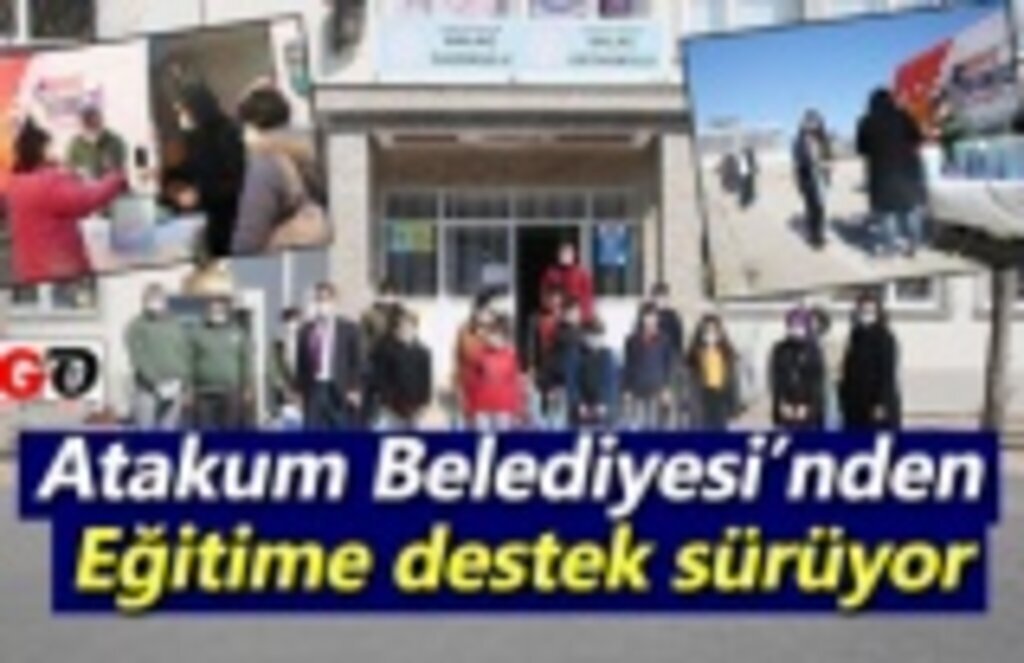 Atakum Belediyesi’nden eğitime destek sürüyor