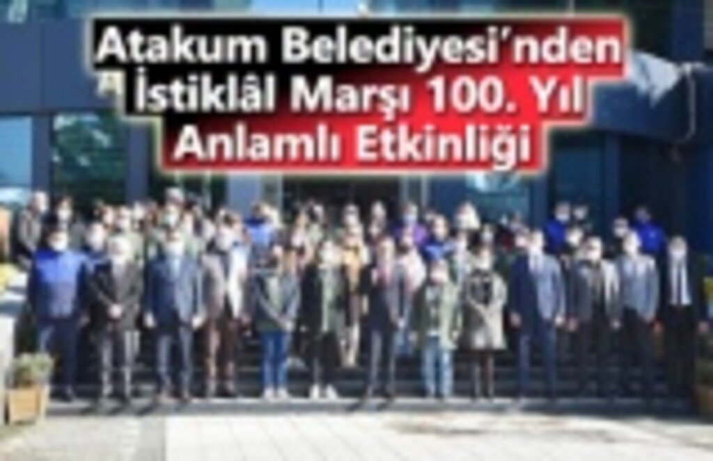 Atakum'da Gençler İstiklal Marşı için tek ses oldu