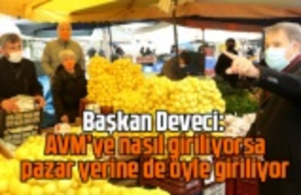 Atakum’da pazar yerlerine HES kodu ile giriliyor