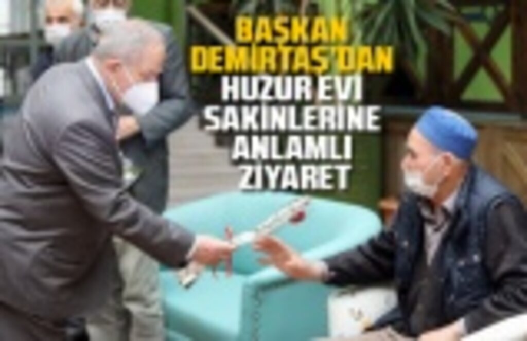 Başkan Demirtaş: Yaşlılarımıza hizmet etmek en önemli vazifemizdir