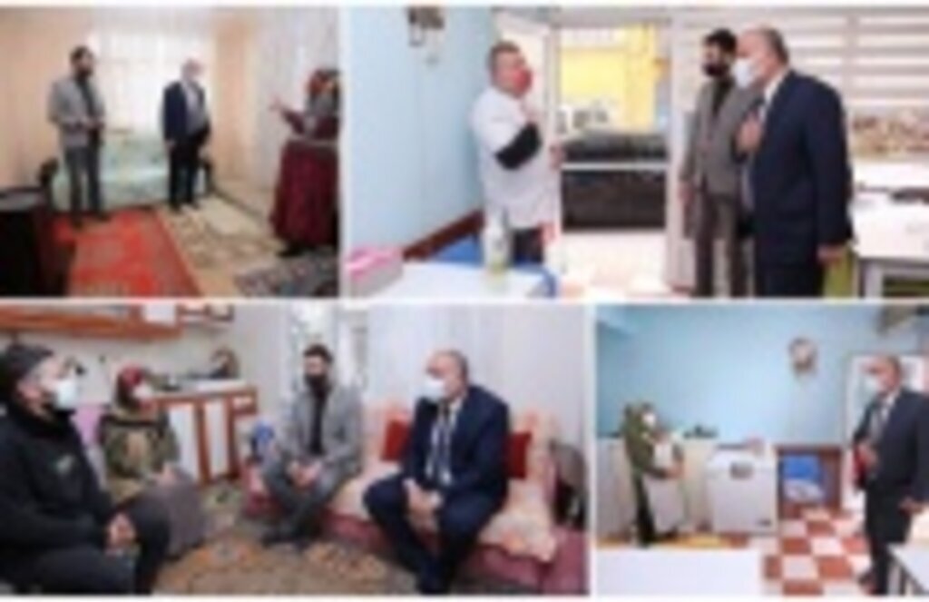 Başkan Sandıkçı esnaf ve ev ziyaretlerini sürdürüyor