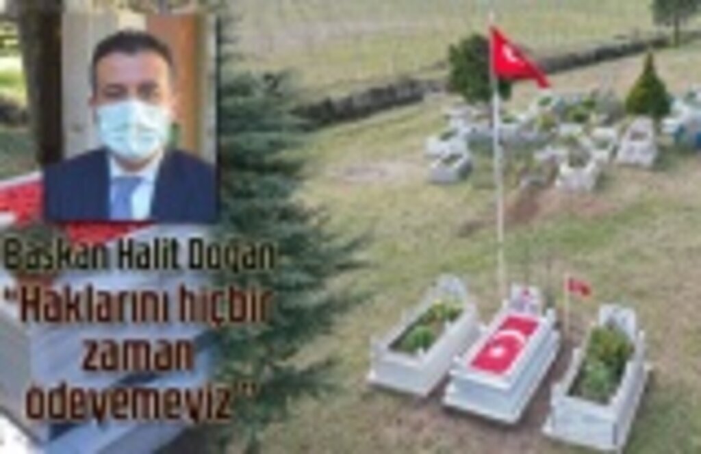 Çarşamba Belediyesi Şehitleri Unutmadı