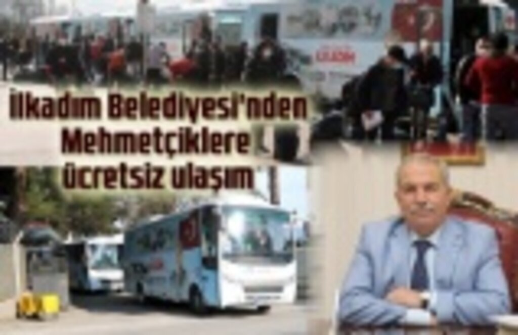 İlkadım Belediyesi'nden Mehmetçiklere ücretsiz ulaşım