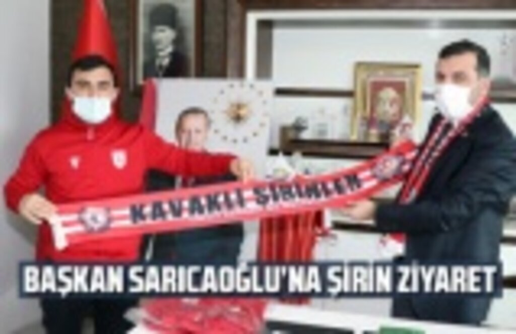 Kavaklı Şirinler'den Başkan Sarıcaoğlu'na ziyaret