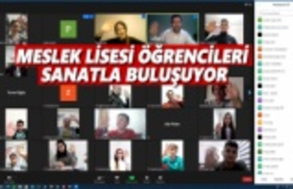 Meslek Lisesi Öğrencileri Sanatla Buluşuyor