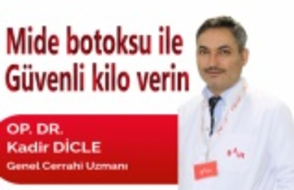 Mide botoksu ile güvenli kilo verin
