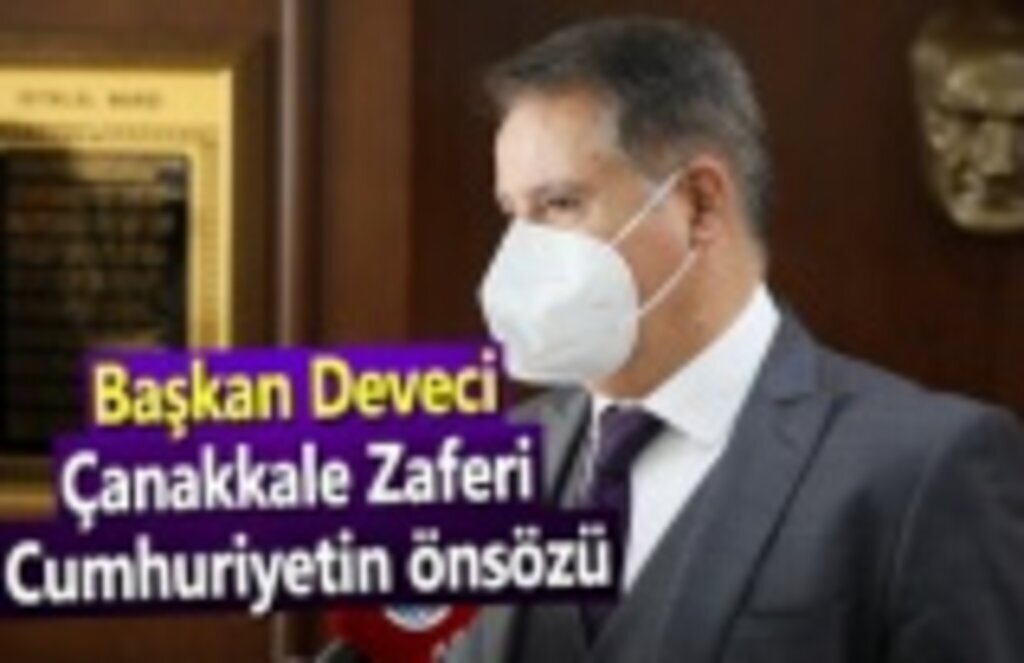 Milli tarih bilinci için Başkan Deveci’den anlamlı hediye