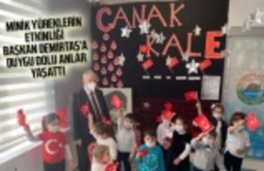 Minik Yürekler Başkan Demirtaş'a duygu dolu anlar yaşattı