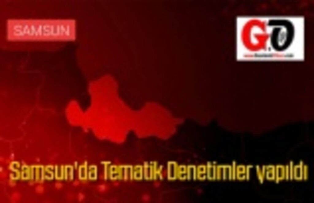Samsun'da Tematik Denetimler yapıldı