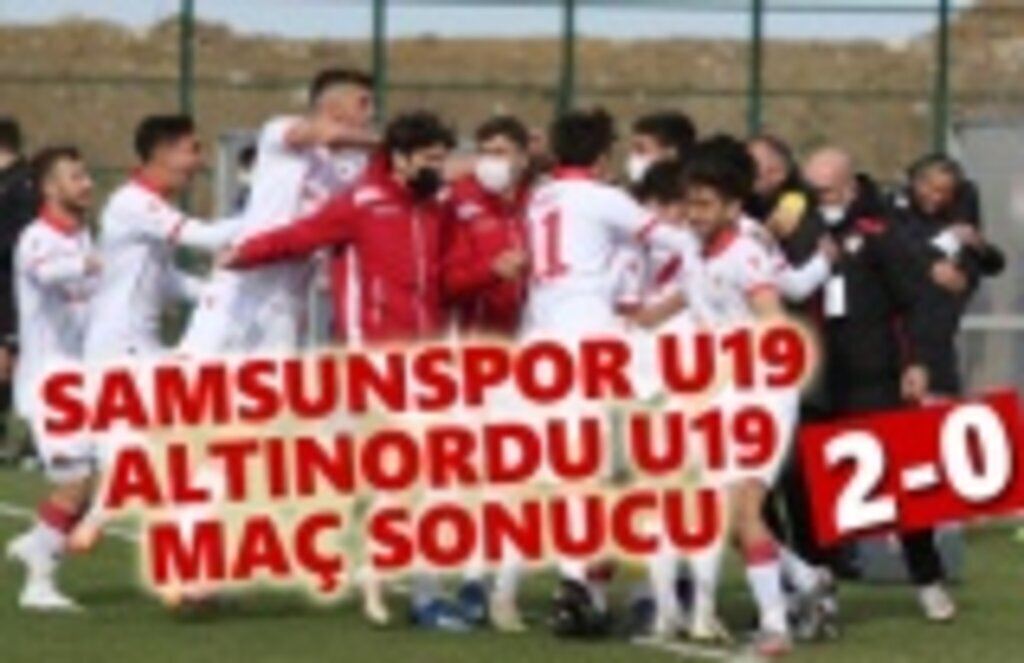 Samsunspor U19- Altınordu U19 Maç Sonucu 2-0