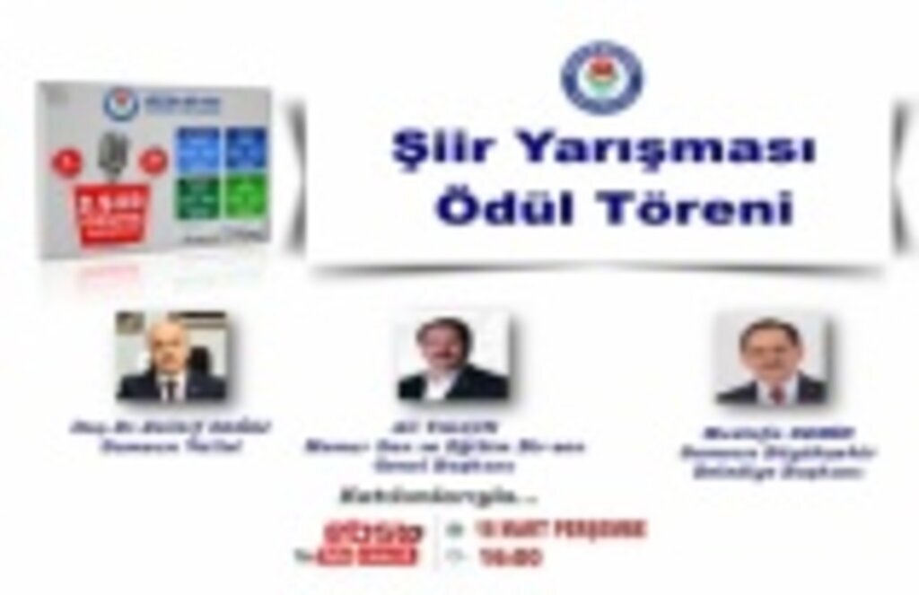 Şiir okuma yarışması sonuçları ve ödül töreni EBS TV ve YouTube canlı yayınında