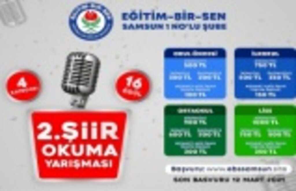 Şiir Okuma Yarışmasına kardeş ülke Azerbaycan’dan büyük ilgi!