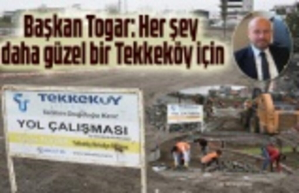 Tekkeköy Belediyesi yol çalışmalarını aralıksız sürdürüyor