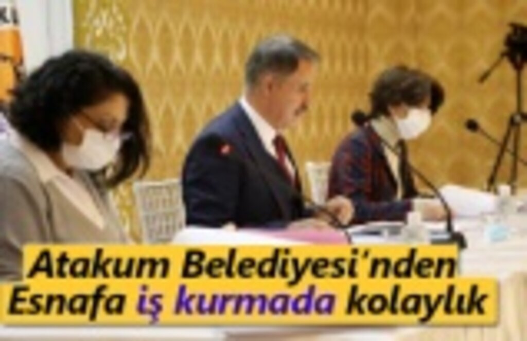 Atakum Belediyesi’nden iş kuracaklara adil sistem