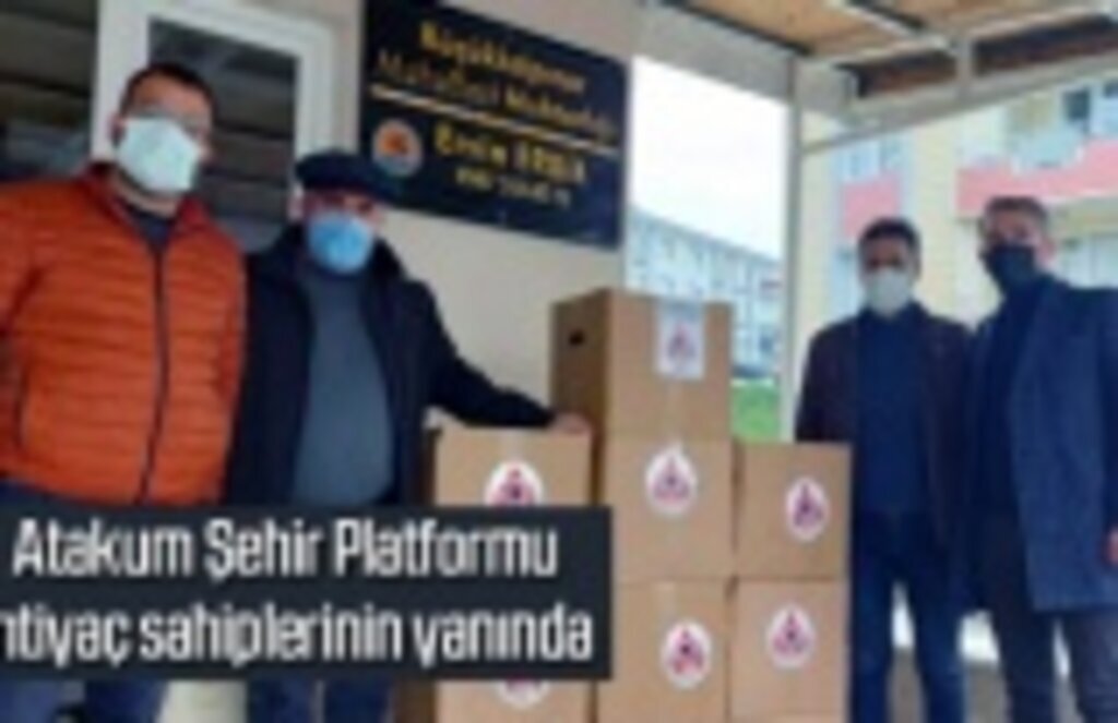 Atakum Şehir Platformu'ndan bin 555 aileye erzak