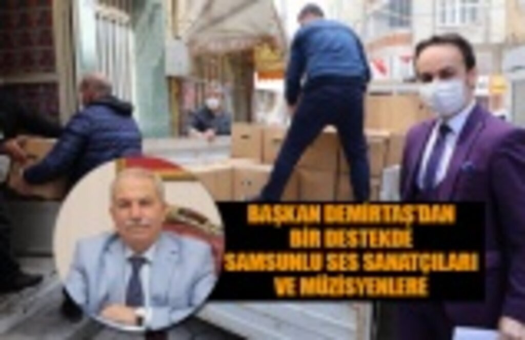 Başkan Demirtaş sanatçıları da unutmadı!