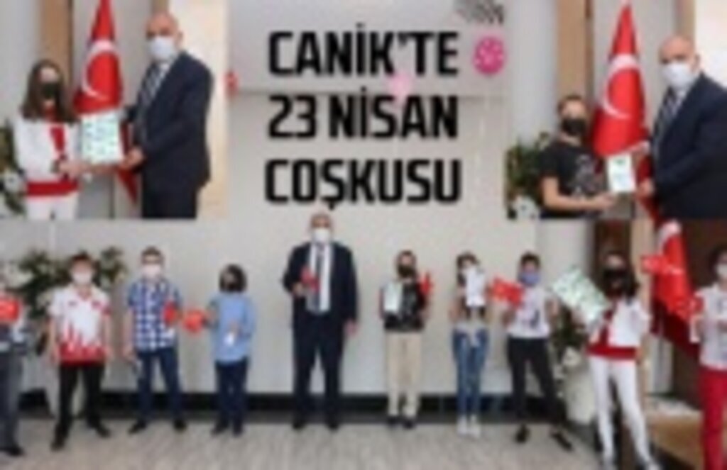 Canik Belediyesi'nde 23 Nisan coşkusu