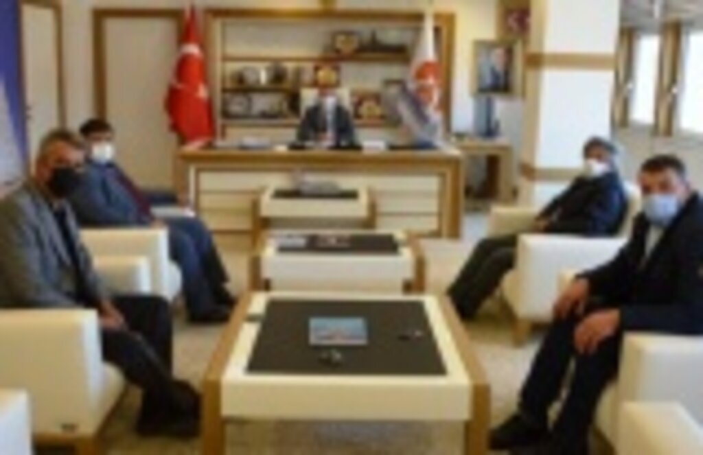 Havza Belediye Başkanı Özdemir’e Muhtarlardan Ziyaret