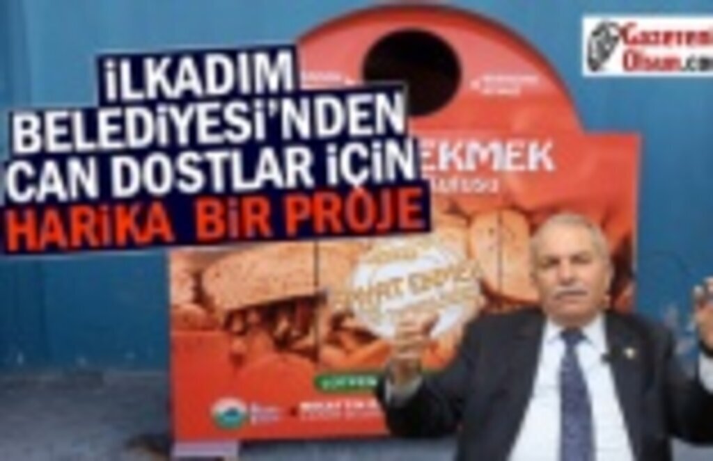 İlkadım Belediyesi'nden Can Dostlar için Bayat Ekmek Projesi