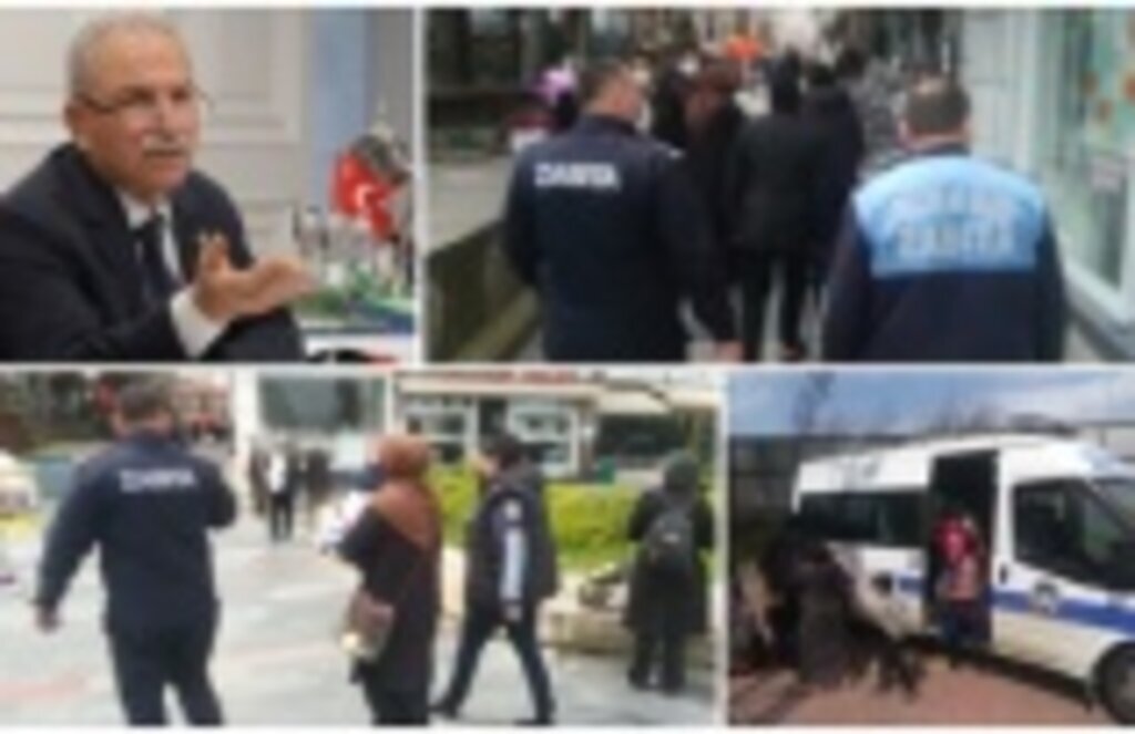 İlkadım Belediyesi Zabıta Ekipleri'nden dilenci operasyonu