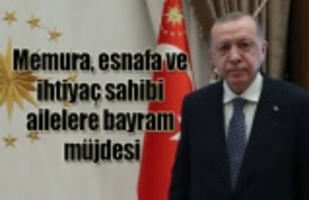 Memura, esnafa ve ihtiyaç sahibi ailelere bayram müjdesi