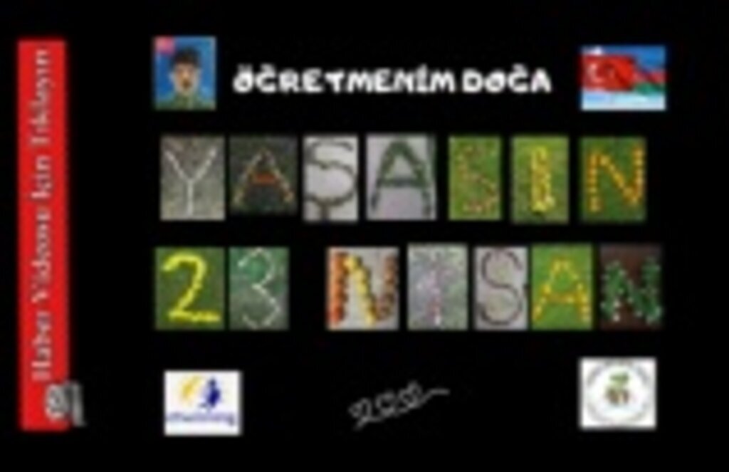 Öğrencilerden Öğretmenim Doğa, Yaşasın 23 Nisan etkinliği