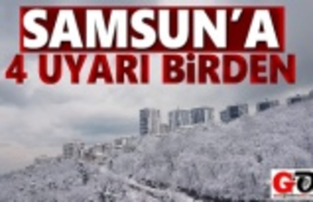 Samsun Hava Durumu, Samsun'a 4 uyarı birden
