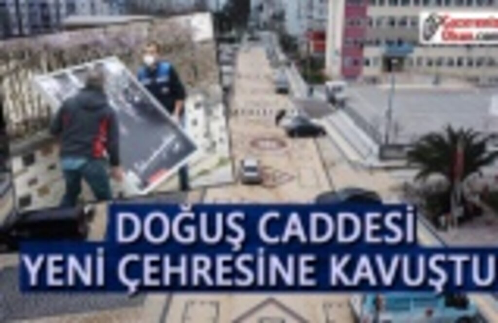 Atakum Belediyesi’nden Doğuş Caddesi’ne sanatsal dokunuş