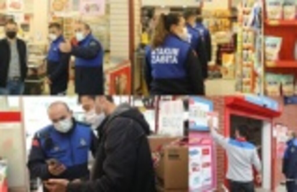 Atakum Zabıtası’ndan tam kapanma denetimi