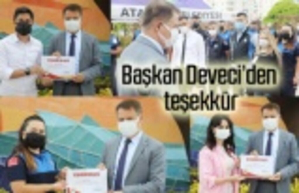 Başkan Deveci’den belediye emekçilerine teşekkür