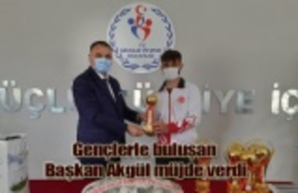 Gençlerle buluşan Başkan Akgül müjde verdi