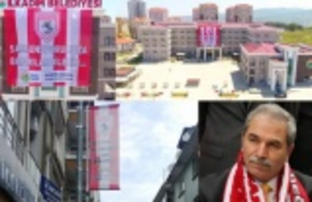 İlkadım Belediyesi'nden Samsunspor'a bayraklı destek