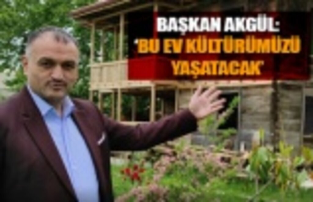 Salıpazarı Ahşap Kültür Evi’nin yapımı devam ediyor