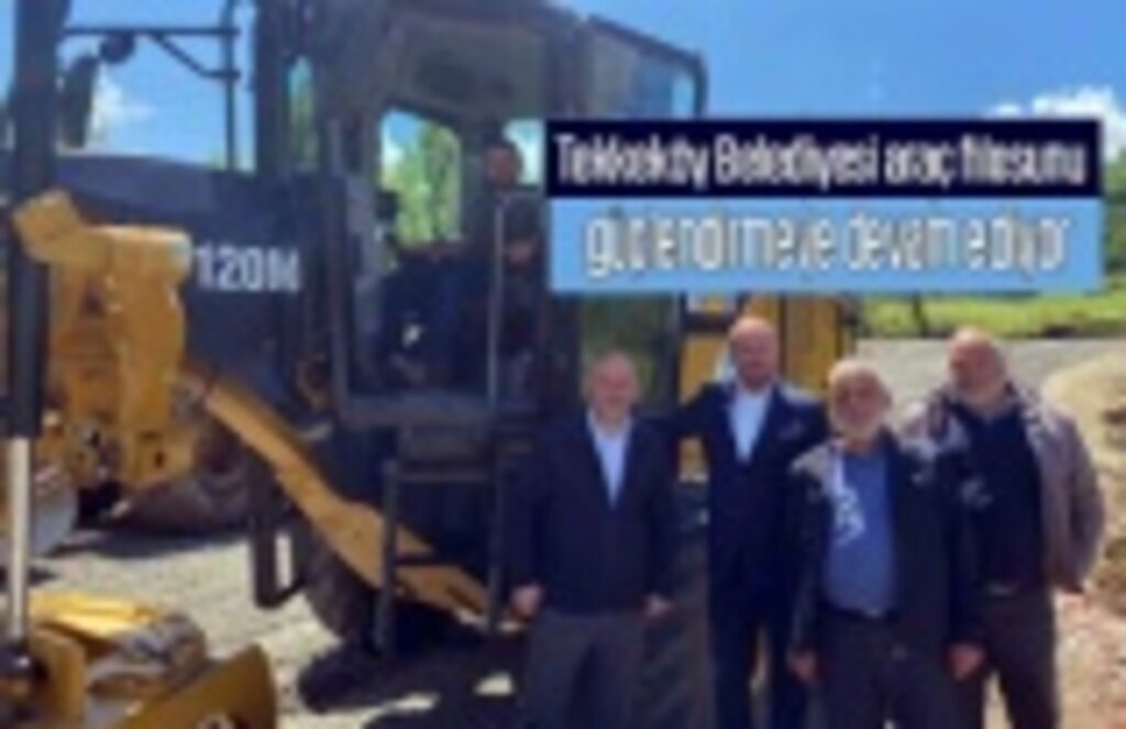 Tekkeköy Belediyesi araç filosunu güçlendirmeye devam ediyor