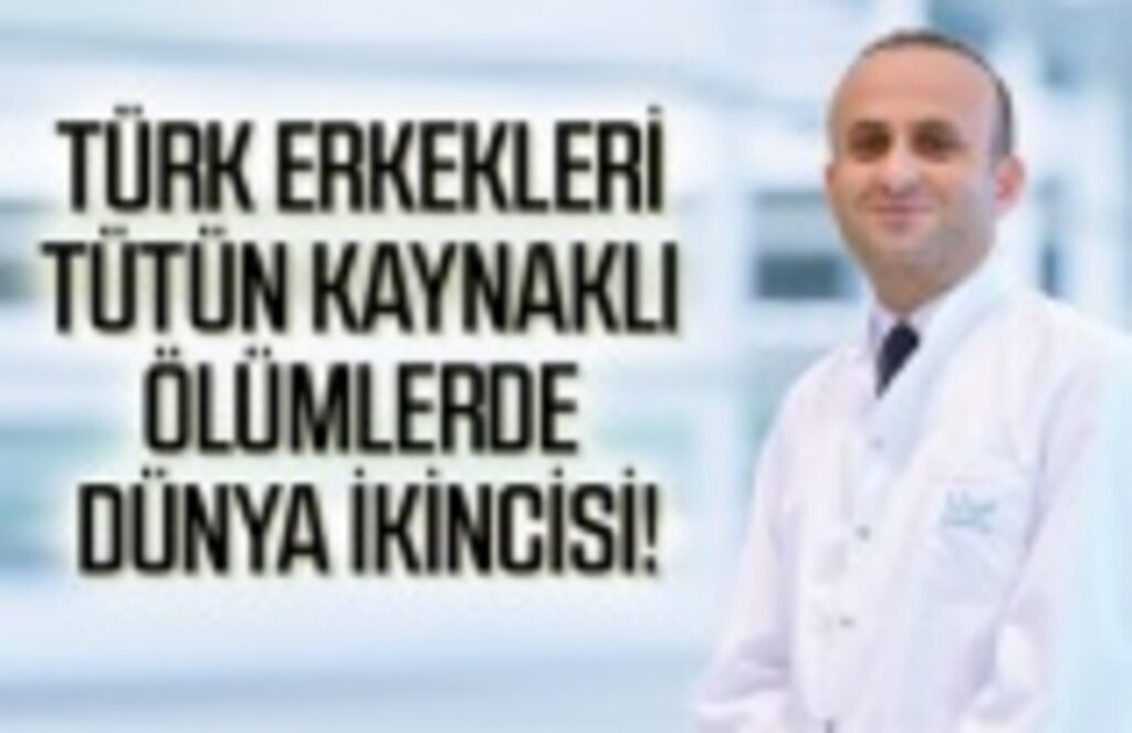 Türk Erkekleri Tütün Kaynaklı Ölümlerde Dünya İkincisi!