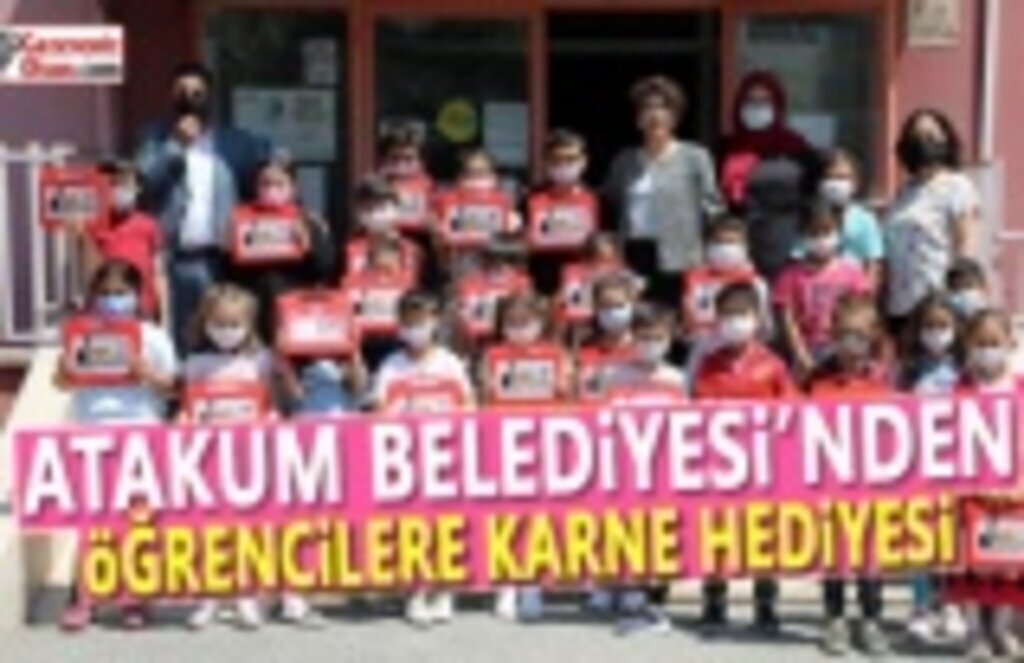 Atakum Belediyesi’nden öğrencilere karne hediyesi