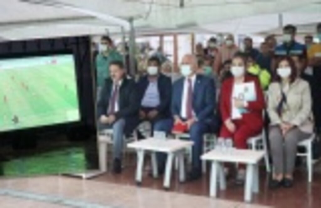 Atakum’da milli maç heyecanı