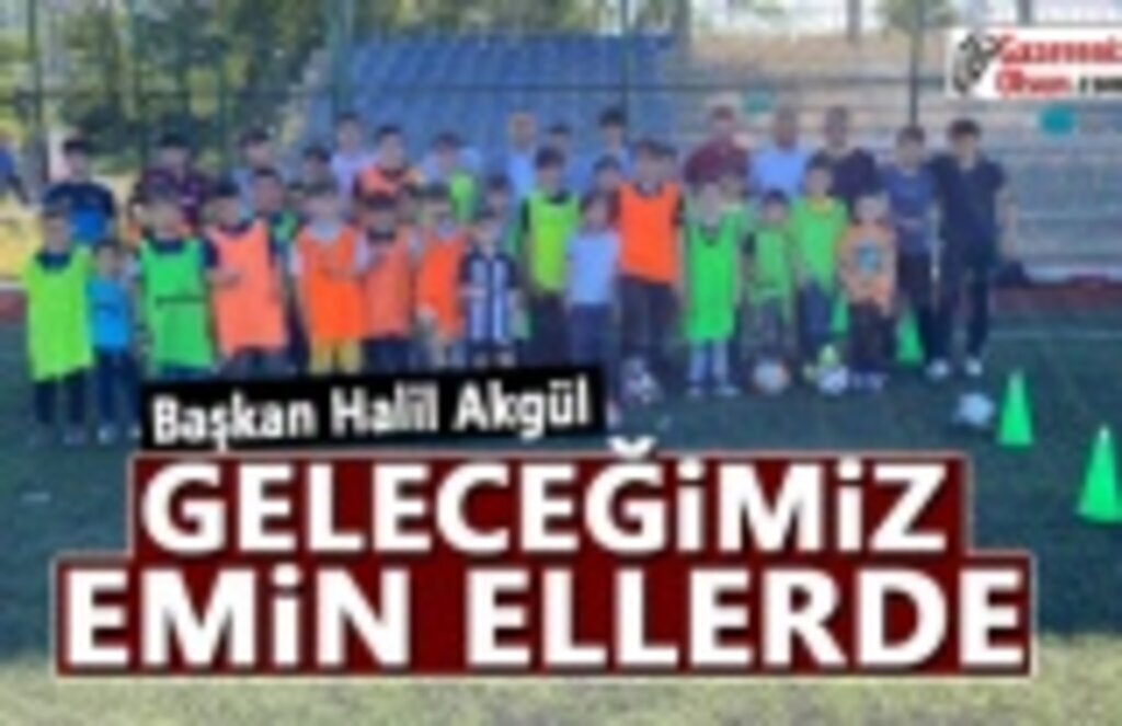 Başkan Akgül, Yaz Futbol Kursuna Katılan Çocukları Ziyaret Etti