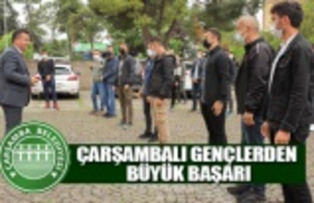 Çarşambalı gençlerden büyük başarı