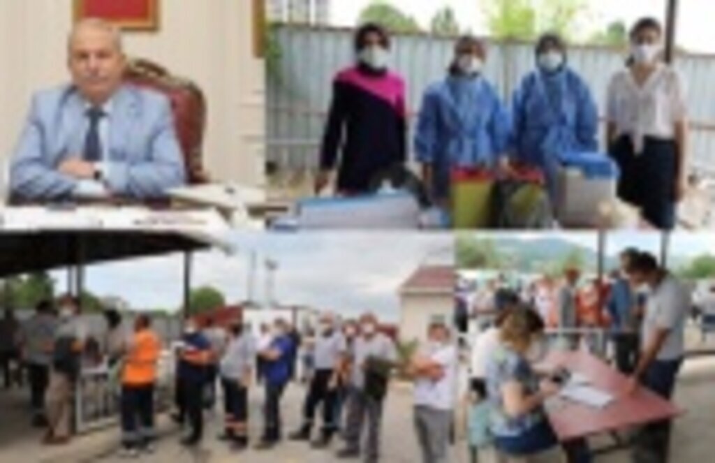 İlkadım Belediyesi Personeli Aşılanıyor