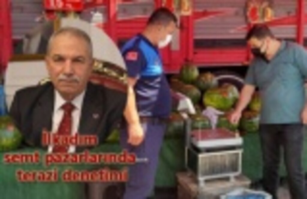 İlkadım semt pazarlarında terazi denetimi
