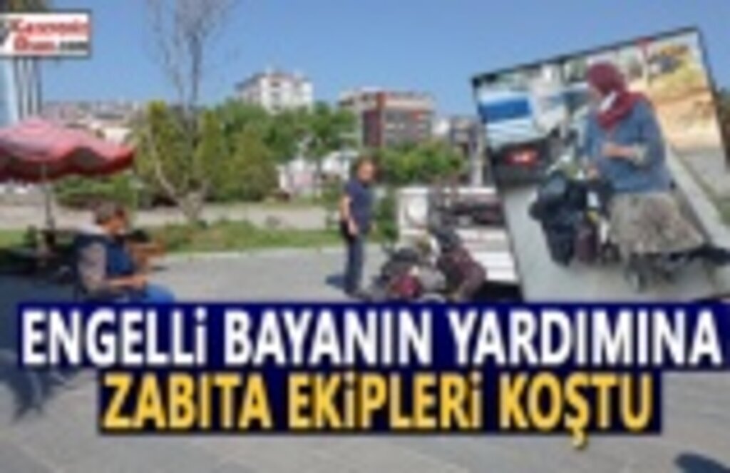 İlkadım Zabıta Ekiplerinden Takdir Toplayan Örnek Davranış