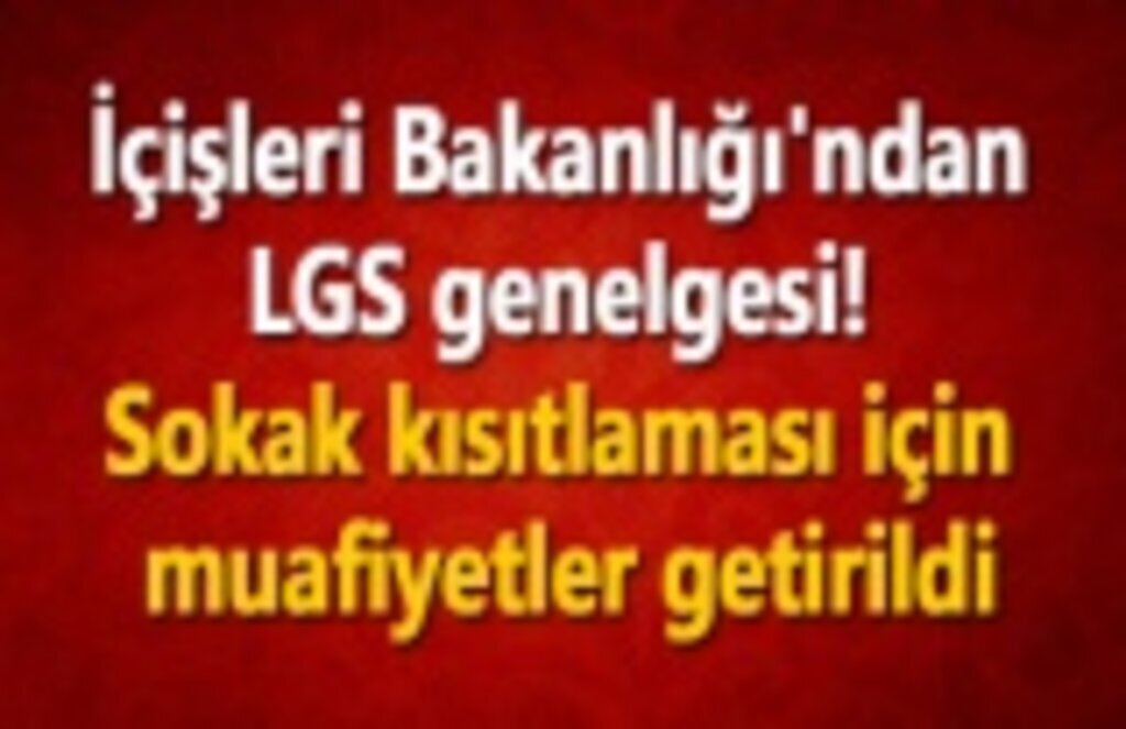 Liselere Giriş Sınavı'na yönelik tedbirler açıklandı