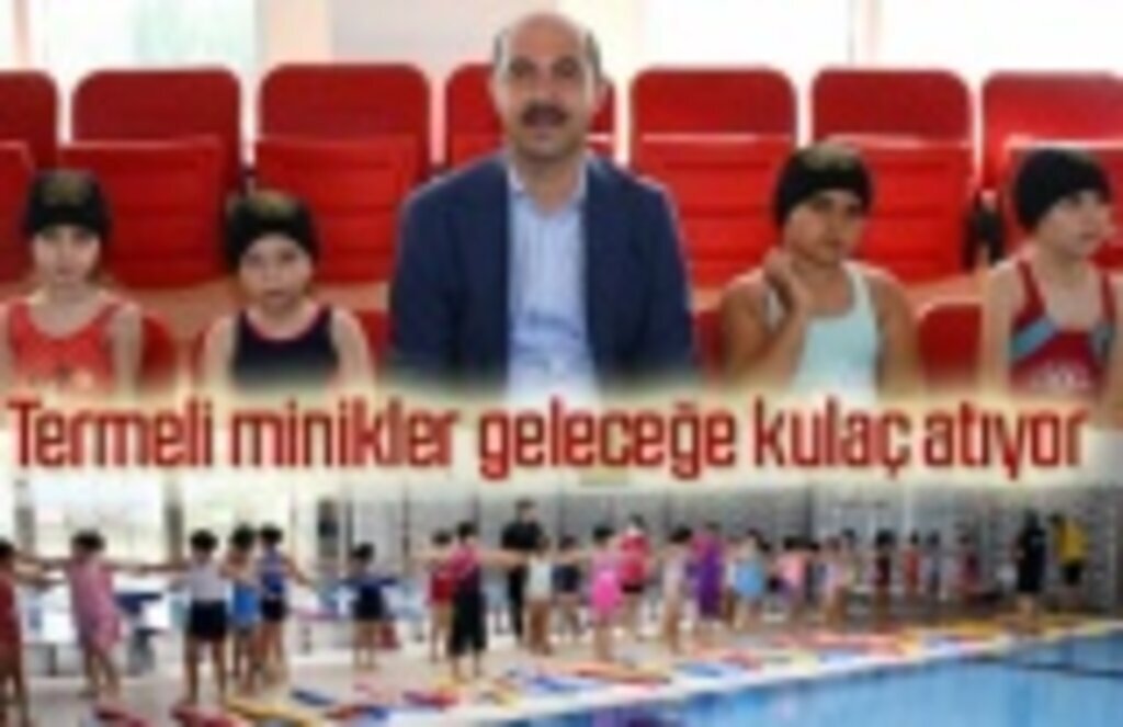 Başkan Kılıç minik yüzücülerin heyecanlarına ortak oldu