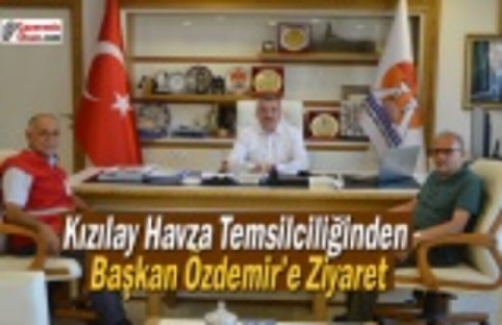 Kızılay Havza Temsilciliğinden Başkan Özdemir’e Ziyaret